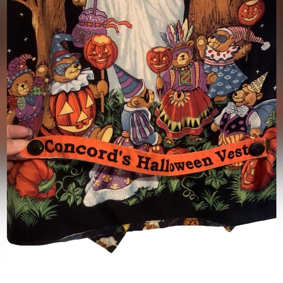 Vintage Halloween themed 90’s teddy bear vest size m/l - Picture 7 of 7
